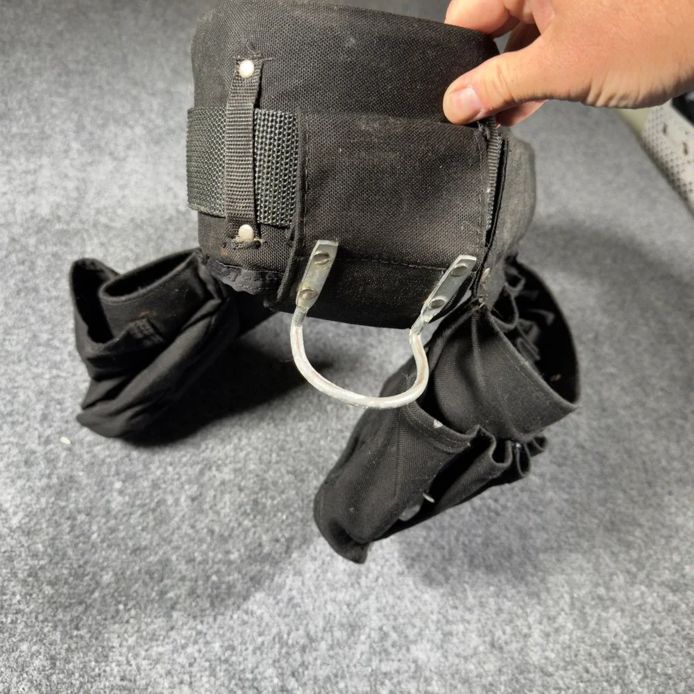Boulder Bag Professional Electricians Tool Belt Pouches Medium Black USA Made